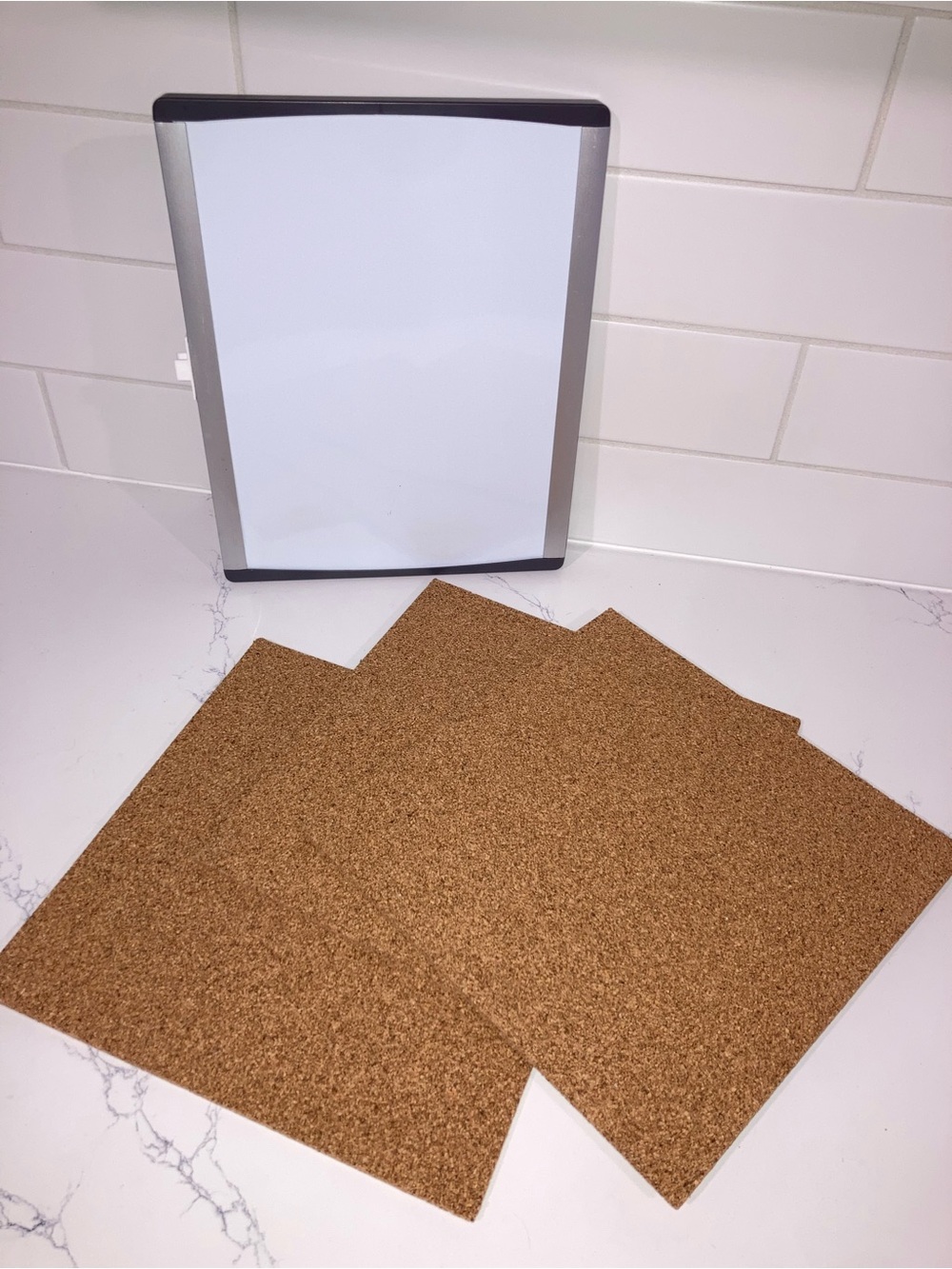 (5/$5) Dry Erase Board & 12” Cork Board Panels Set